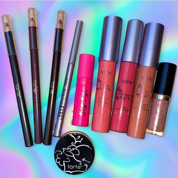 NEW 10 Piece TARTE Lip & Eye Cosmetics Makeup Bundle